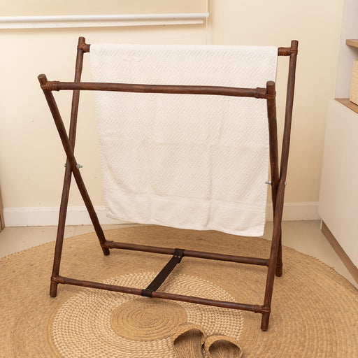 Soraya Rattan Standing Towel Rack